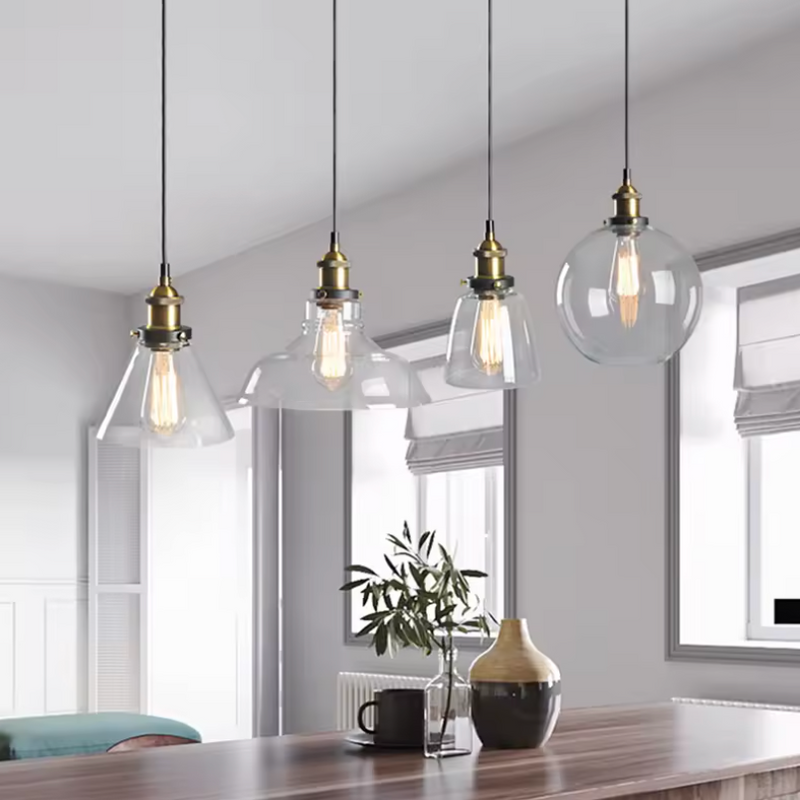 Suspension luminaire verre SHAFAF