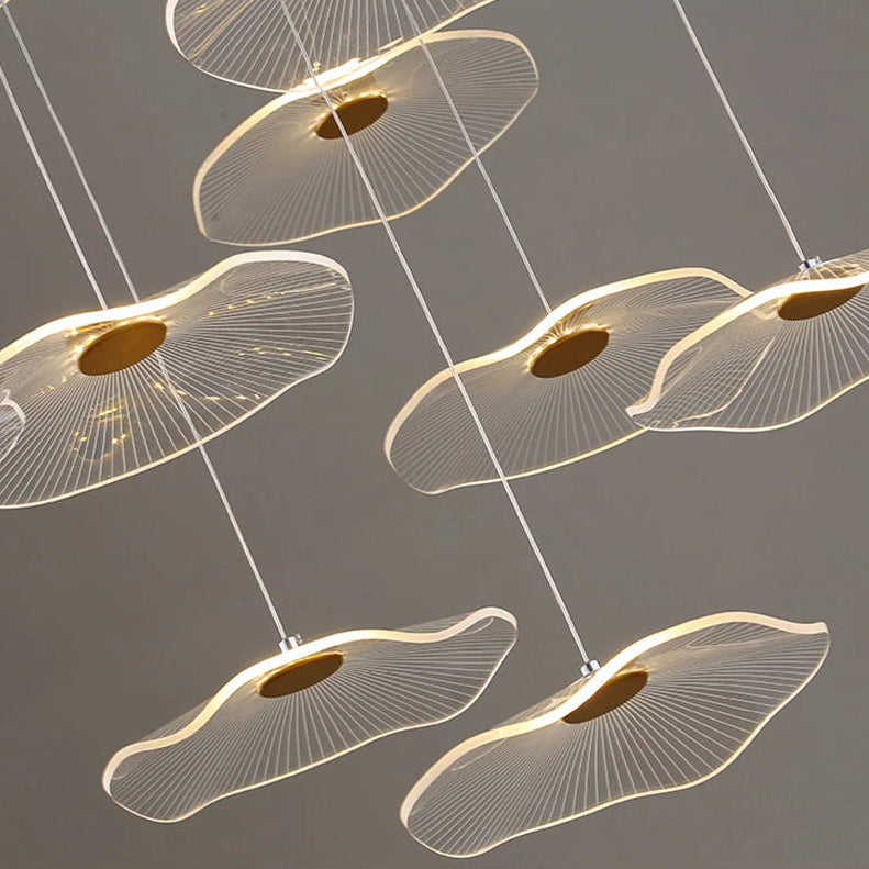 Suspension design LED LEAF – Élégance et légèreté naturelle