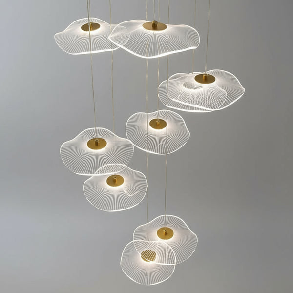 Suspension design LED LEAF – Élégance et légèreté naturelle