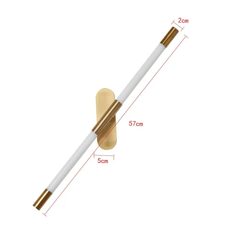 Applique murale LED design doré MADI