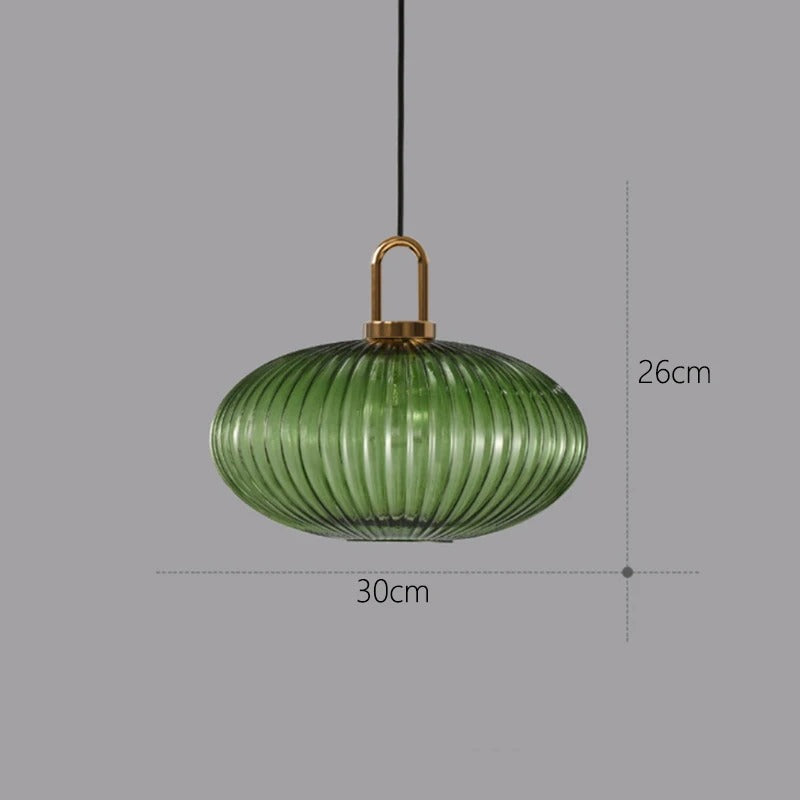 Suspension luminaire verre coloré LONO