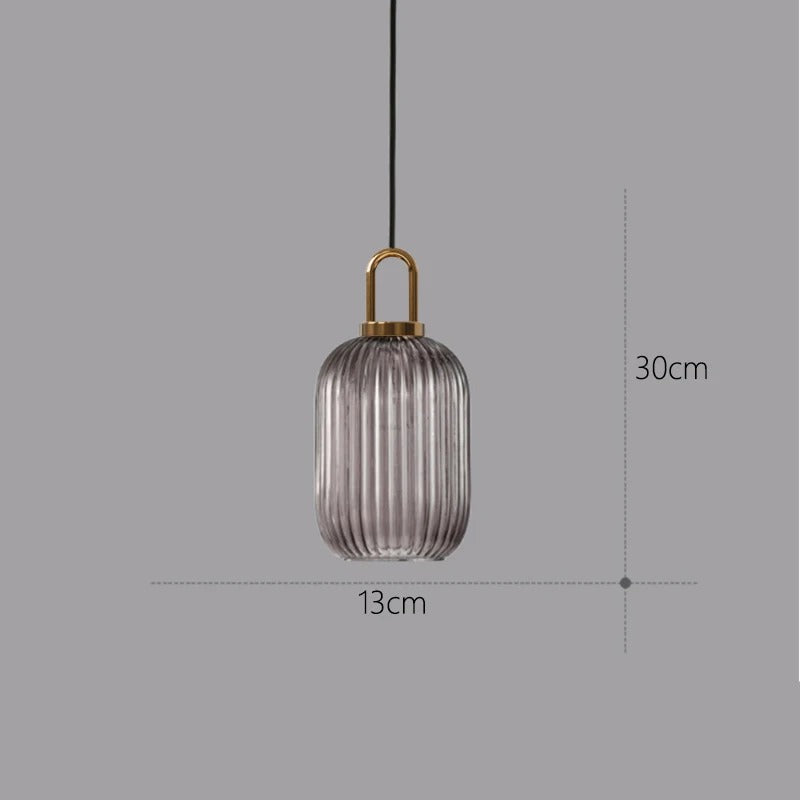 Suspension luminaire verre coloré LONO