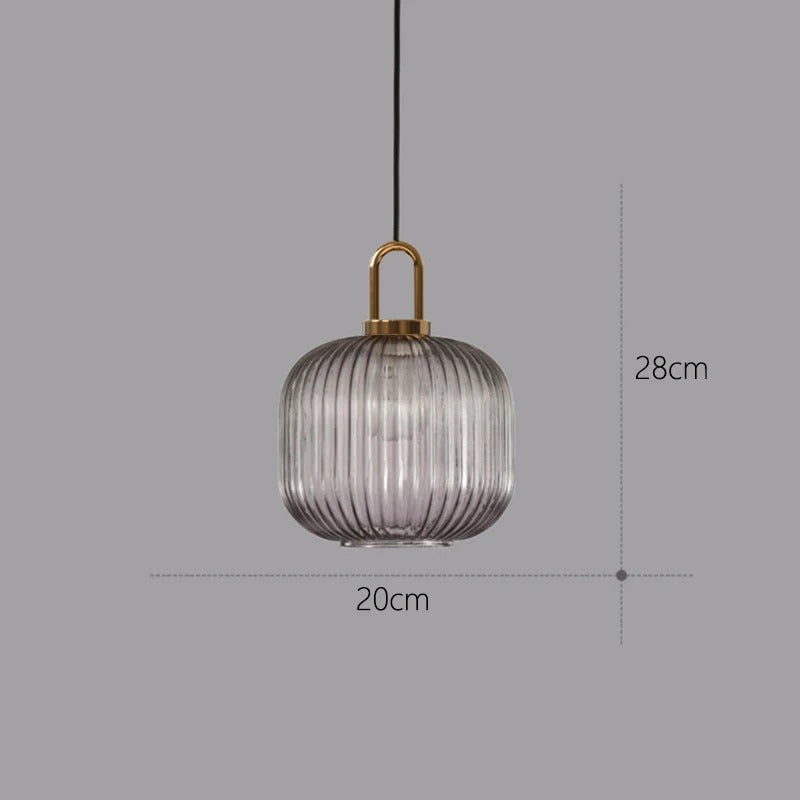 Suspension luminaire verre coloré LONO
