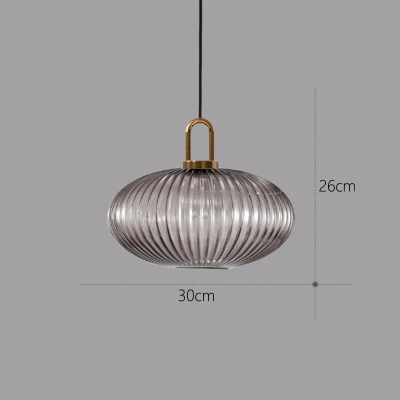 Suspension luminaire verre coloré LONO