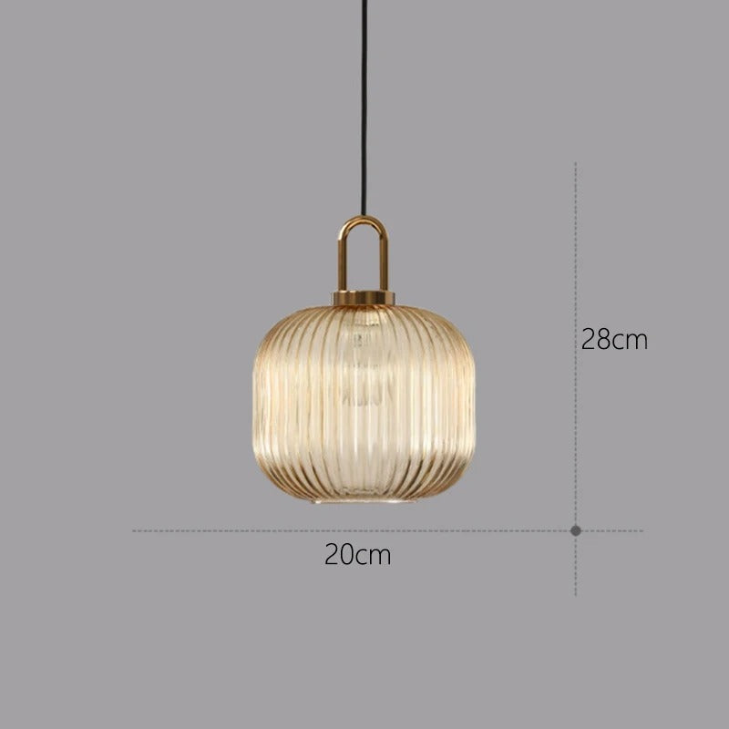 Suspension luminaire verre coloré LONO