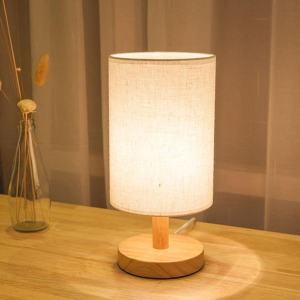 Lampe à poser design bois NIKI